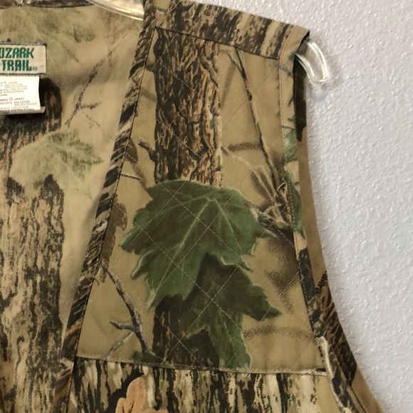 Ozark Trail hunting Vest Men Large L Realtree camouflage camo polyester gorpcore - Picture 3 of 11